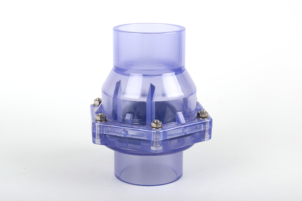 图们透明翻板式止回阀